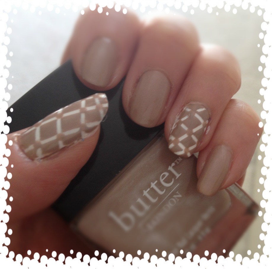 my nail design of the week features a neutral beige color called yummy ...